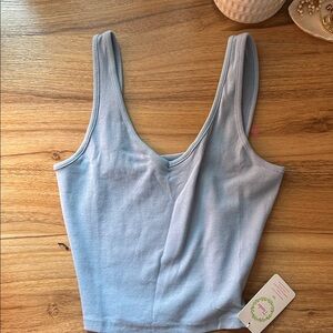 Light Blue Sleeveless Top